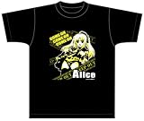 俺たちに翼はない アリス柄Tシャツ ブラック サイズ:L