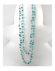 Japanese silk cord Turquoise Necklace