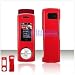 SOLID RED SNAP-ON COVER HARD CASE PHONE PROTECTOR for SAMSUNG JUKE SCH-U470