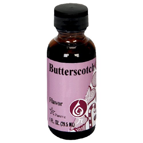 LorAnn Artificial Flavoring Oils, Butterscotch Flavoring Oil, 1-Ounce Bottles (Pack of 4) by LorAnn Oils