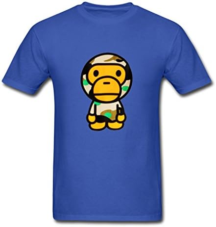 Dae Pak Royal blue 2016 Super Soft Bathing Ape Bape Men's T-Shirt Small