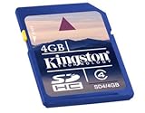 Kingston 4 GB Class 4 SDHC Flash Memory Card SD4/4GB