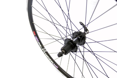 REAR WHEEL DBL WALL MTB QR 8/9 SPEED DISC/V BLK