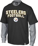 Pittsburgh Steelers Splitter Layered Long Sleeve T-Shirt - X-Large