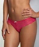 Betsey Johnson Eyelet Lace Low-Rise Wide-Side Thong