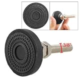 50mm Diameter Plastic Cushion Adjustable Screw On Furniture Glide