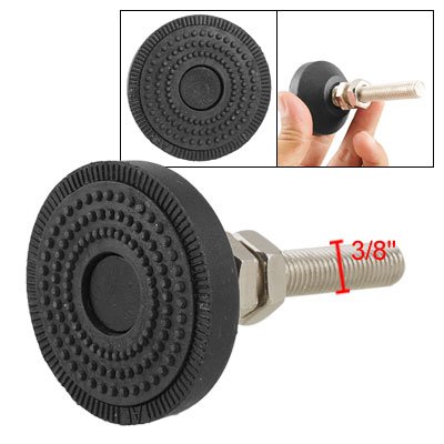 Adjustable Furniture Glides 50mm Diameter Plastic Cushion Adjustable Screw On Furniture Glide