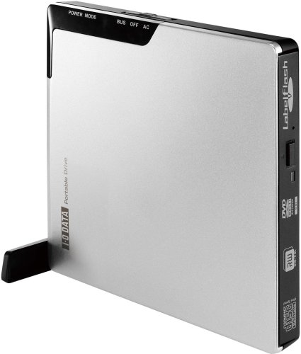 I-O DATA バスパワー対応ポータブルDVDドライブ DVRP-UN8LX