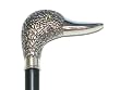 FootFitter Deluxe Long-handled Shoe Horn, Nickel, Duck, 28"