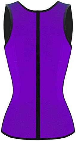 Vaniyi J205 Latex Steel Boned Underbust Corset Tummy Slimming Waist Cincher X-Small Purple