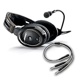 Bose A20 Aviation Headset (Aircraft-Powered w/Bluetooth) + Flex Cable Adapter