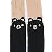 Sanwood® Cute Teddy Print Thigh-High Socks Bear Tail Pantyhose Tattoo Tights