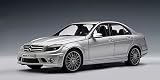 Mercedes C63 AMG Silver 1:18 Autoart With Leather Seats