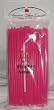 Straws - Flex/Flexible Drinking Straws - Luau - Wedding - Party - Hot Pink - 100 Flexible Straws