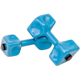 Hydro-Tone Water Weight Dumbells - Teal - Pair