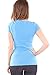 Woman Plain Short Sleeve T-Shirt Round Neck, Cotton Spandex, Multiple Colors