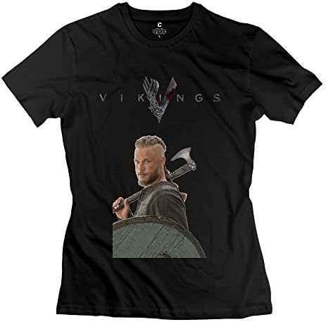 QDJT Women's Vikings Logo Rgb Pos T-shirt M
