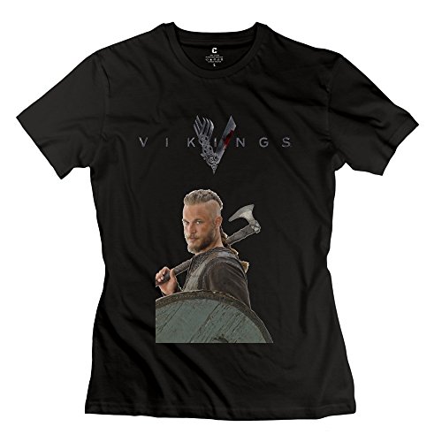 QDJT Women's Vikings Logo Rgb Pos T-shirt M