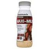 from Maximuscle Maximuscle Maxi-Milk 330 ml Chocolate Ready-to-Drink Muscle and Recovery Shake - 8 x Bottles Model MILKC8