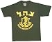 Isrli Defense Forces IDF - Olive One-Sided Gold Imprinted T-Shirt / Tee