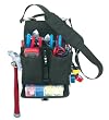 Custom LeatherCraft 1510 13 Pocket Electricians Tool Pouch with Plastic Tray