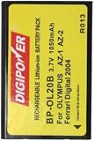 Digipower BP-OL20B Replacement Li-Ion Battery for Olympus Li-20B