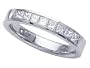 0.50 (1/2) cttw Karina B(tm) Princess Diamonds Band LIFETIME WARRANTY