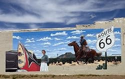Distinctive Route 66 Mural, Tucumcari, New Mexico - Beautiful Photographic Print by Carol M. Highsmith