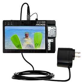 Click here to buy Rapid Wall AC Charger for the Archos Gmini 500 - Gomadic Brand w  TipExchange Technology by Gomadic for the Archos Gmini 500.