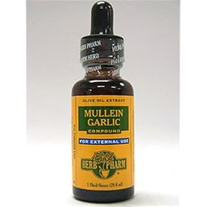 Mullein Garlic Compound (Ear Drops) 1 Ounces by Herb Pharm