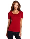 Jones New York Women's Cap Sleeve Scoop Neck Shirt