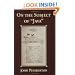 On the Subject of "Java"