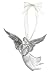 Serenity "House a Home" Angel Ornament, Pewter