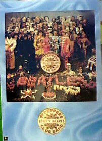 Beatles (Sgt. Pepper's Lonely Hearts Club Band, Blue) Music Poster Print - 24