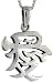 Sterling Silver Chinese Character for LOVE Pendant, 1 1/16 in. (27mm) tall