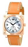 Invicta 4442 Lady Square Corduba Watch with Anti Reflective Mineral Glass and Leather Strap