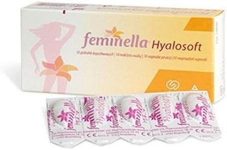 Feminella Hyalosoft *10 Vaginal pessaries - moisturize the vaginal mucosa
