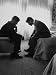 Presidential Candidate John Kennedy Conferring with His Brother and Campaign Organize...