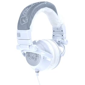 Skullcandy Ti Stereo Headphones - White (Fur Earpads) by Skull Candy