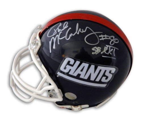 Phil McConkey Autographed New York Giants Mini Helmet Inscribed 