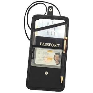 Travelon ID and Boarding Pass Holder with Snap