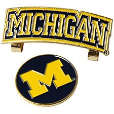 Collegiate Slider Ball Marker Cap/Belt Clip - Michigan