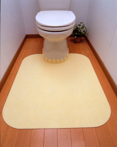 トイレまえながマット イエロー OD‐32