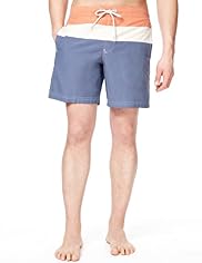 XXXL North Coast Cut & Sew Colour Block Swim Shorts