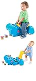 Fisher-Price Peek a Blocks Gobble And Go Hippo