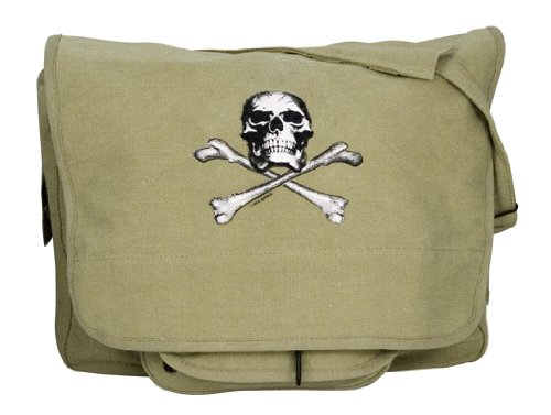 Khaki Jolly Roger Vintage Paratrooper Bag