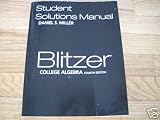 College Algebra: Student Solutions Manual, 4th Edition