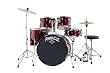 Ludwig Pinnacle Complete 5 piece Drumset by Ludwig, Wine Red Metallic