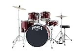 Ludwig Pinnacle Complete 5 piece Drumset by Ludwig, Wine Red Metallic - B001L2DDKK