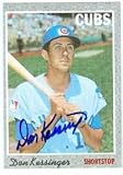 Don Kessinger Autographed/Hand Signed Baseball Card (Chicago Cubs) 1970 Topps